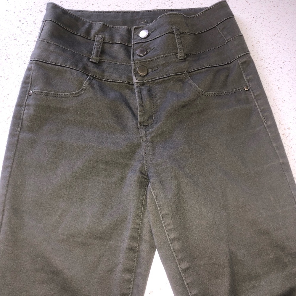 High waist skinny jeans